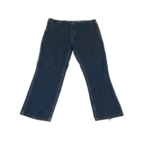 Carhartt 382-83 Mens Size 40x28 Carpenter Dungaree Fit Blue Jean - Picture 1 of 10